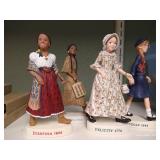 (4) 6" American Girl Doll Figurines