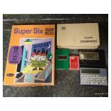 Vintage Game Lot - Marblelike Dominoes, Cards, Puzzles