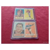 (2) 1957 Topps Football Cards - Nice Shape