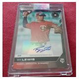2020 Bowman Royce Lewis Autographed Prospect Card
