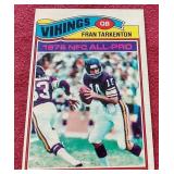 1977 Topps Fran Tarkenton Card