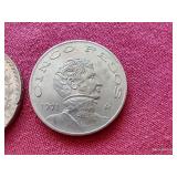 (2) Vintage Mexican Peso Coins