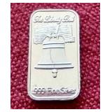 Liberty Bell 1 Gram Silver Bar