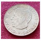 1965 Sweden Billion 1 Krona Coin