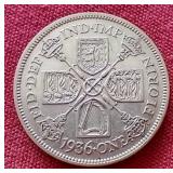 1936 United Kingdom Silver Florin