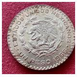 1966 Mexico Billion 1 Peso