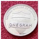Lincoln Penny Style 1 Gram Silver Round