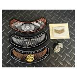 Harley-Davidson HOG Patches  Sturgis 2003 Wing & Engine Designs