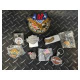 Harley-Davidson Patches & US Military Emblems - Assorted Patch Collection
