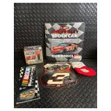 Dale Earnhardt Intimidator Cap Lot - 3 Hats & Collectible Box (Chase Authentics)