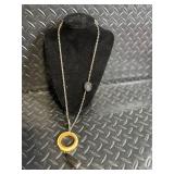 Turquoise & Wood Bead Jewelry Set - Necklaces, Bracelet, & Wooden Bird Figures