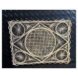 Assorted Decorative Ceramics, Woven Placemat & Small Souvenir Items