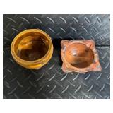 Assorted Decorative Ceramics, Woven Placemat & Small Souvenir Items