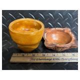 Assorted Decorative Ceramics, Woven Placemat & Small Souvenir Items