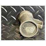 Vintage Delft Blue Porcelain Miniatures in Wooden Crate with Dangerous Pellet Powder Label