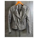 Topshop Leather Biker Jacket - Women