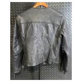 Topshop Leather Biker Jacket - Women