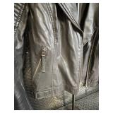 Topshop Leather Biker Jacket - Women