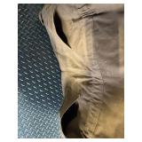 Ridgecut Toughwear Short Bib Overalls - Brown Duck Canvas Workwear