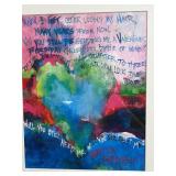 Lovegrove Framed Abstract Lyric Art Print - When I