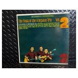 Vintage Vinyl LPs - 9 Classic Folk Albums (Weavers, Kingston Trio, Dylan, Baez)