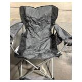 Playmate Igloo Cooler with 2 Folding Camping Chairs (Blue & Gray) & Carry Bags