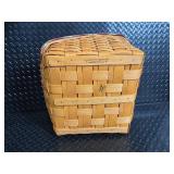 Longaberger Baskets Handwoven Dresden OH USA - Plaid-Lined Baskets with Accessories
