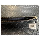 Coach 61075 Navy Leather Zip Pouch