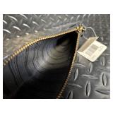 Coach 61075 Navy Leather Zip Pouch