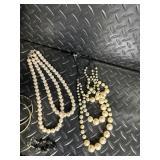 Adrienne Vittadini Jewelry Assortment - Purple Bead Necklaces, Pearl Necklaces, Earrings