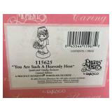 Precious Moments by Enesco 3-Piece Porcelain Figurine Set in Pink Gift Boxes