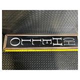 Oval Woven Basket with OH HELLO Wall Sign Decor Set - Farmhouse Home Decor