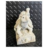 Turtle Figurines - Centerpiece Two-Turtle Sculpture with Assorted Miniatures