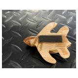 Turtle Figurines - Centerpiece Two-Turtle Sculpture with Assorted Miniatures