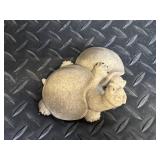 Glass Turtle Figurines - Hand Painted, Made in Japan