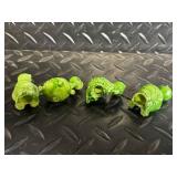 Assorted Mini Turtle Figurines - 40+ Plastic & Metal Turtles