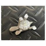 Assorted Mini Turtle Figurines - 40+ Plastic & Metal Turtles