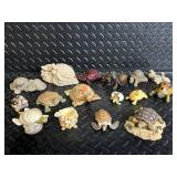 Quarry Critters Trick & Treat Turtle Figurines - Second Nature Design, Assorted Resin Miniatures