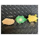 Solar Powered Mosaic Turtle Lamp - 2 Lights, Includes Rechargeable Battery, Assorted Tiny Turtles