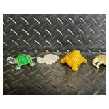 Solar Powered Mosaic Turtle Lamp - 2 Lights, Includes Rechargeable Battery, Assorted Tiny Turtles