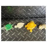 Solar Powered Mosaic Turtle Lamp - 2 Lights, Includes Rechargeable Battery, Assorted Tiny Turtles