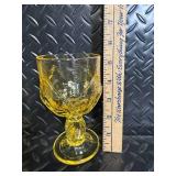 Amber Glass Goblets - Assorted Tall & Coupe Styles