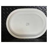 Centra Pastel Border Dinnerware Set - Mugs, Plates, Bowls & Oval Platter