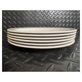 Centra Pastel Border Dinnerware Set - Mugs, Plates, Bowls & Oval Platter