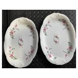 Royal Kensington Collection Floral China Dinnerware Set with Teapot - Pink Roses