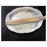 Royal Kensington Collection Floral China Dinnerware Set with Teapot - Pink Roses