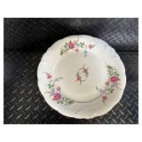 Royal Kensington Collection Floral China Dinnerware Set with Teapot - Pink Roses