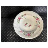 Royal Kensington Collection Floral China Dinnerware Set with Teapot - Pink Roses