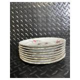 Royal Kensington Collection Floral China Dinnerware Set with Teapot - Pink Roses