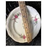 Royal Kensington Collection Floral China Dinnerware Set with Teapot - Pink Roses